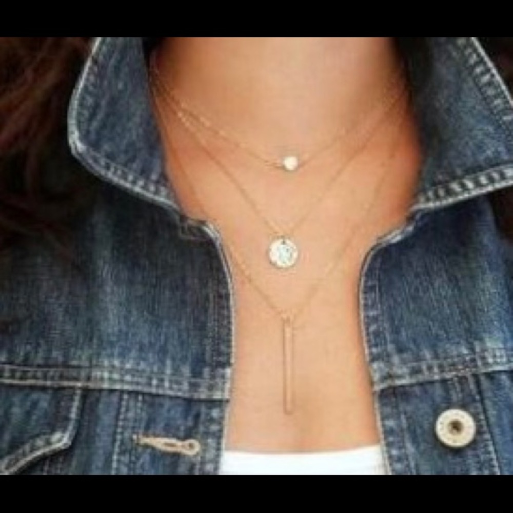 Multi layered necklace